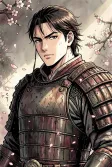 A seinen manga style samurai portrait — AI-generated example render