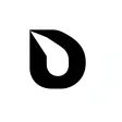Modern minimal abstract logo mark in black on a clean white background