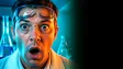 A shocked scientist YouTube thumbnail portrait — AI-generated example render